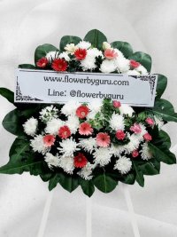 พวงหรีดดอกไม้ส่งฟรี