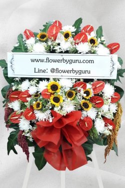 พวงหรีดสวย ขนาดใหญ่